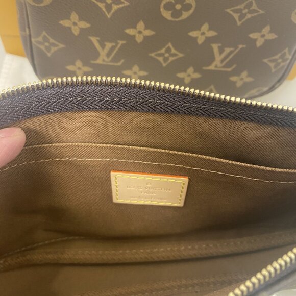 Louis Vuitton Brown Monogram Crossbody Bag Set - Picture 9 of 11